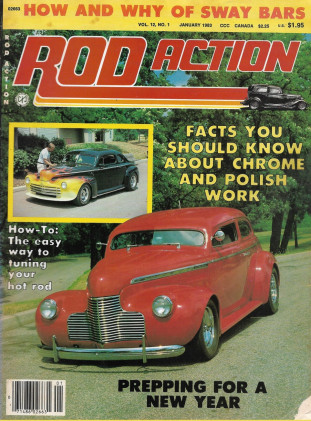 ROD ACTION 1983 JAN - SWAY BARS, EASY TUNING, CHROME & POLISH*